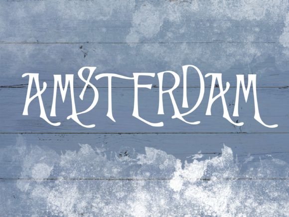 Amsterdam Vintage Display Font for Creative Projects