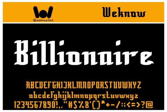 Billionaire Font: Elegant Typography for Modern Design