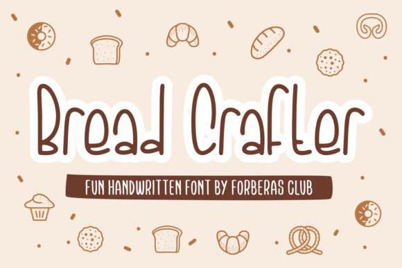 Bread Crafter: A Fresh Display Font for Creative Projects