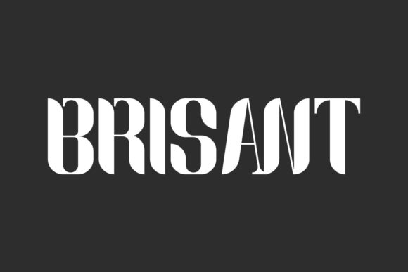 Brisant: A Cool and Casual Display Font for Creative Projects