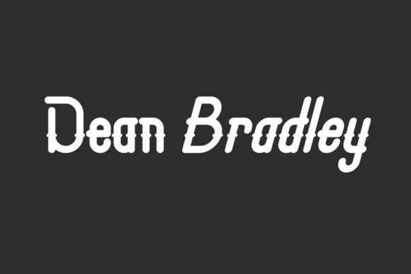 Dean Bradley: A Cool Vintage Display Typeface