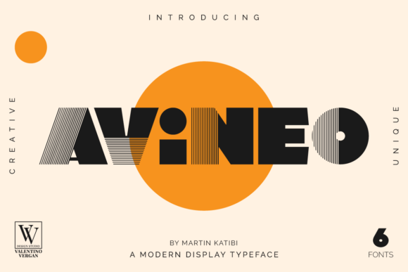 Discover Avineo: A Modern Display Typeface for Bold Projects