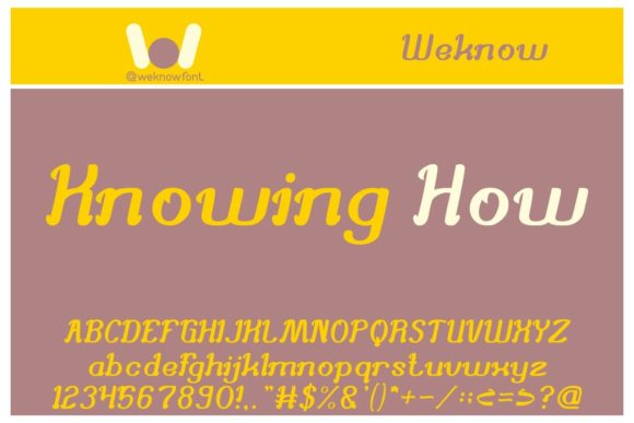 Discover the Knowing How Font for Creative Projects