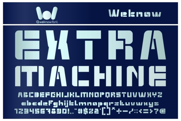 Extra Machine: A Bold Display Typeface for Impact