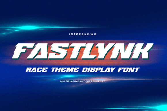 Fastlynk: Bold Display Font for Impactful Design