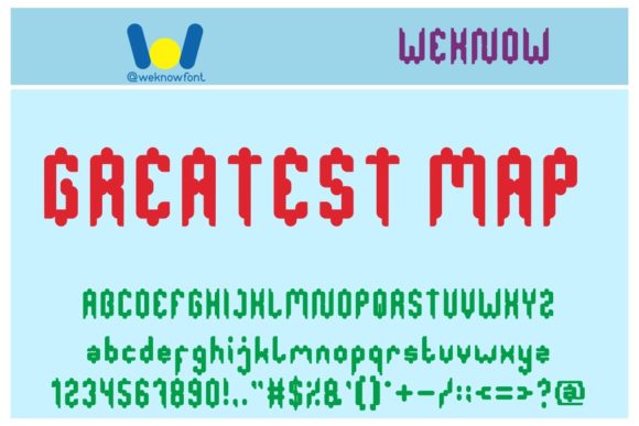 Greatest Map: A Display Font for Bold, Creative Identity