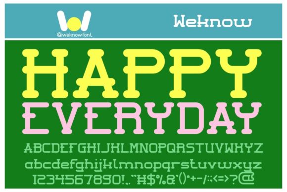 Happy Everyday Font: A Cool Western Display Typeface for Creative Projects