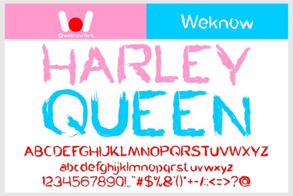 Harley Queen: A Bold Display Font for Creative Impact