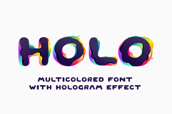 Holo Shift: A Dynamic Display Font for Modern Creators