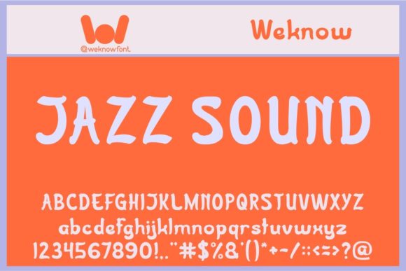 Jazz Sound: A Cool Display Font for Creative Projects