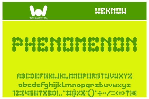 Phenomenon: A Display Font for Bold Creative Projects