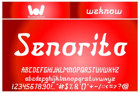 Senorita: A Fancy Display Font for Creative Projects