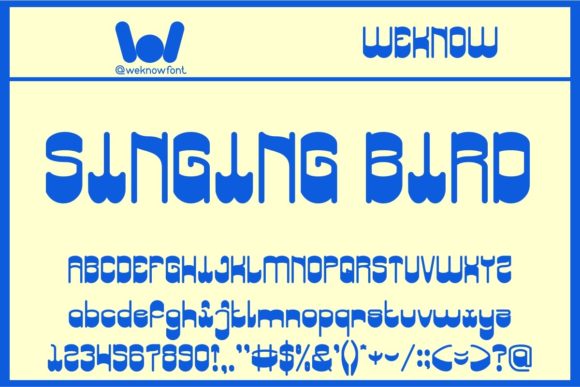 Singing Bird: A Versatile Font for Modern Design
