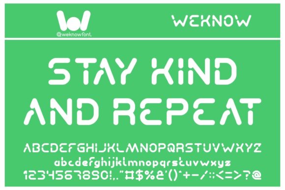 Stay Kind and Repeat: Your Next Go-To Display Typeface