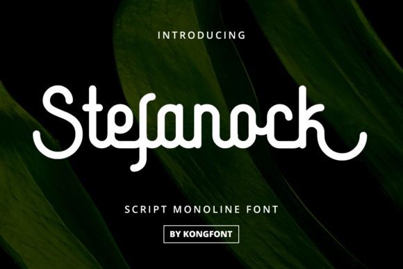 Stefanock: A Playful Display Font for Modern Designs