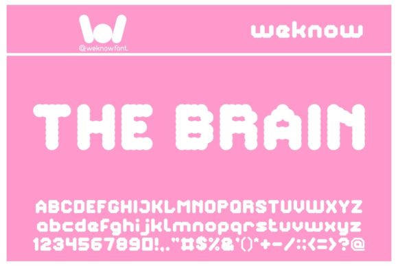The Brain: A Modern Display Font for Bold Design