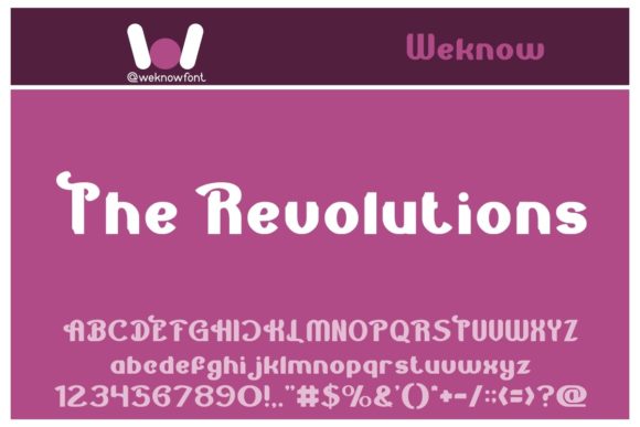 The Revolutions: A Bold Display Font for Modern Design