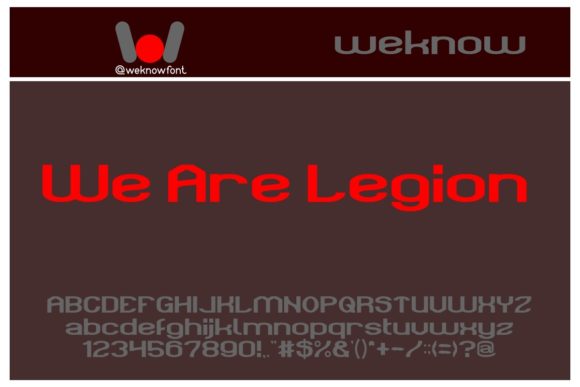 We Are Legion: A Powerful Display Font for Bold Design